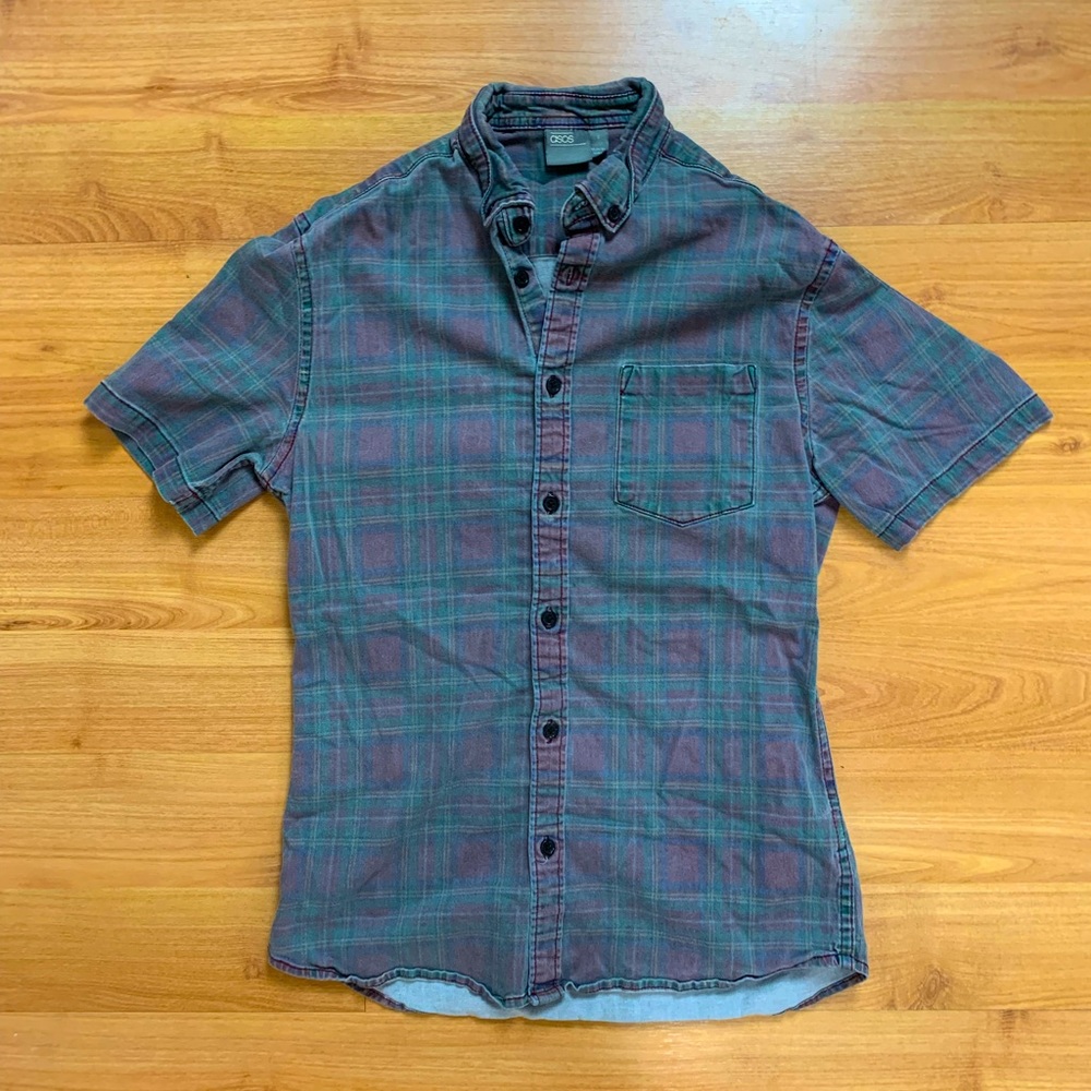 Casual Plaid Button Down